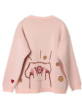 Load image into Gallery viewer, Women&#39;s Cartoon Pig Knitted Sweater
