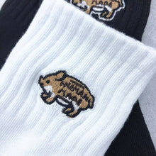 Load image into Gallery viewer, Cute Piggy Embroidery Socks Mid Tube Crew Socks
